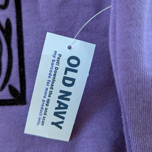 Old Navy x Anna Sui Cropped Fleece Graphic Sweatshirt NWT - Picture 7 of 14